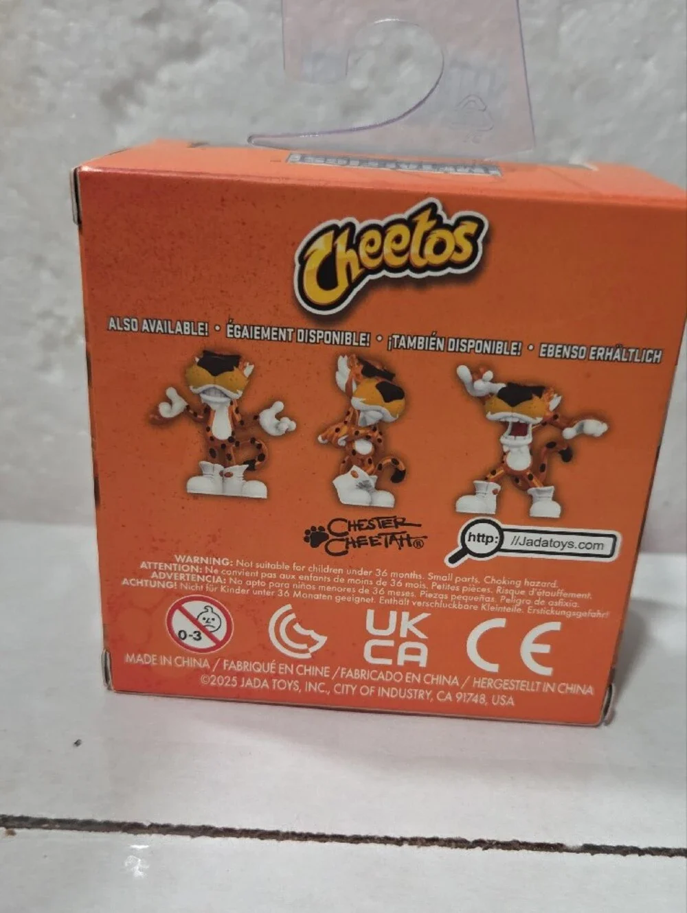 CHESTER CHEETAH METALFIGS DIE-CAST FIGURINE BY JADA TOYS